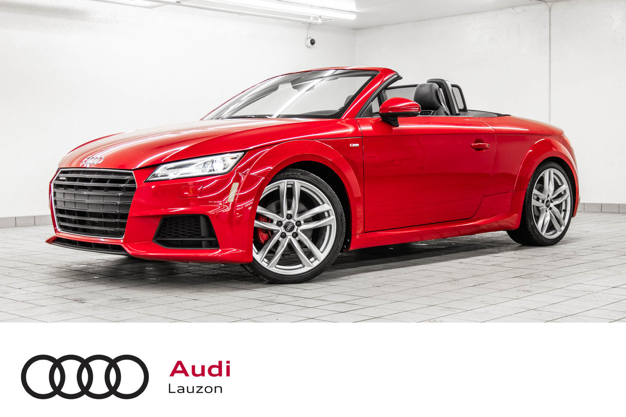 Orange (Tango Red Metallic/Black Roof) 2016 Audi TT 2.0T quattro Roadster AWD Convertible All-Wheel Drive Automatic