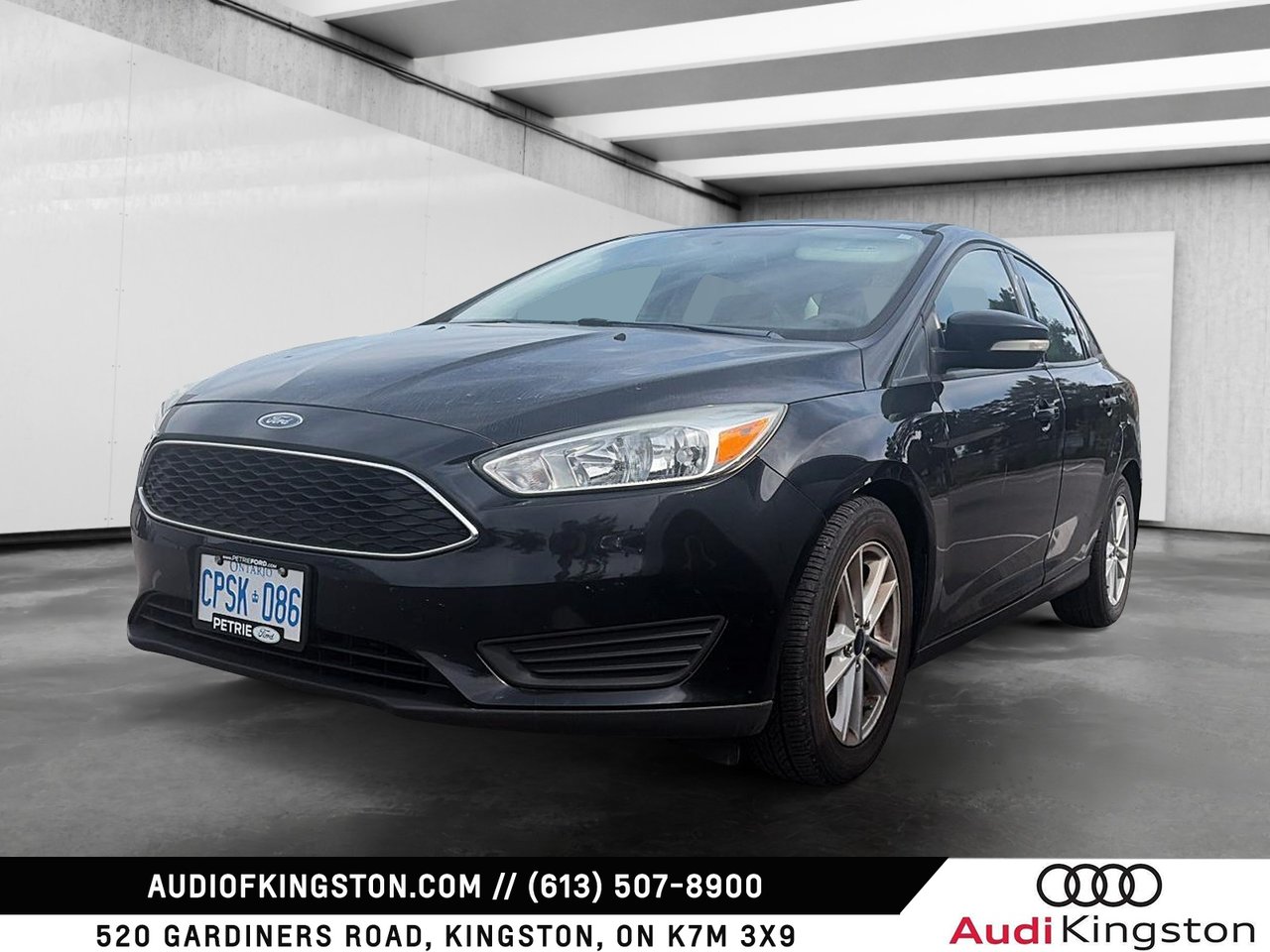 Black 2017 Ford Focus Sedan Front-Wheel Drive