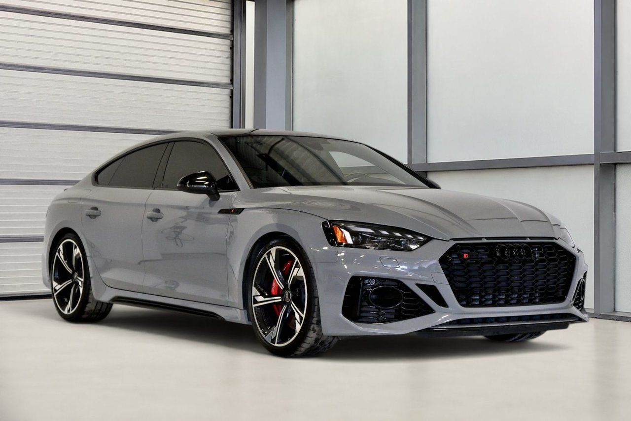 Gray 2023 Audi RS 5 Sportback Sedan All-Wheel Drive Automatic