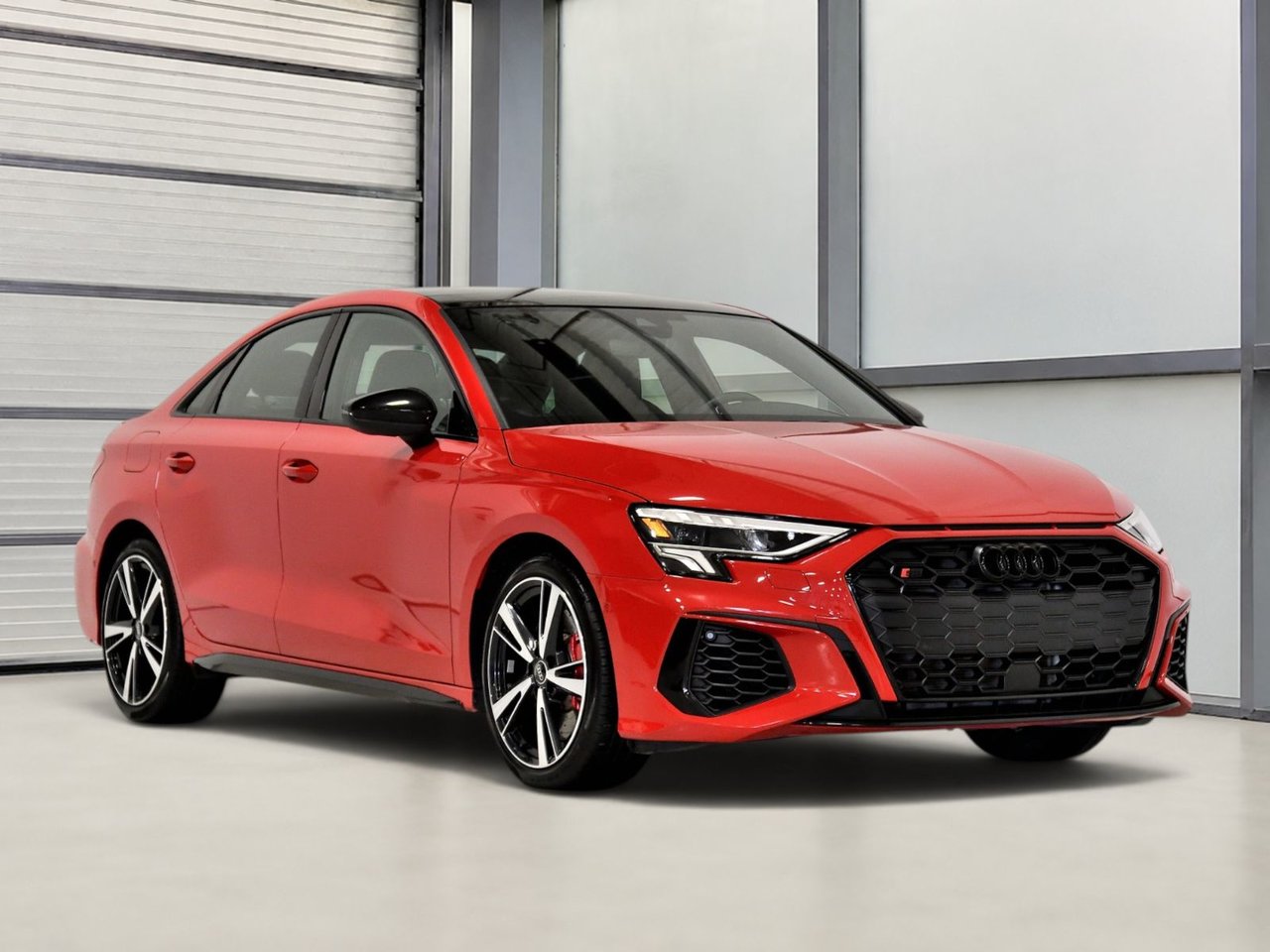 Black 2022 Audi S3 Sedan  Automatic