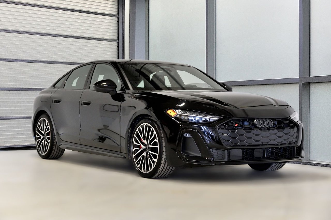 Black 2025 Audi S5 3.0T quattro Prestige Sedan All-Wheel Drive Automatic