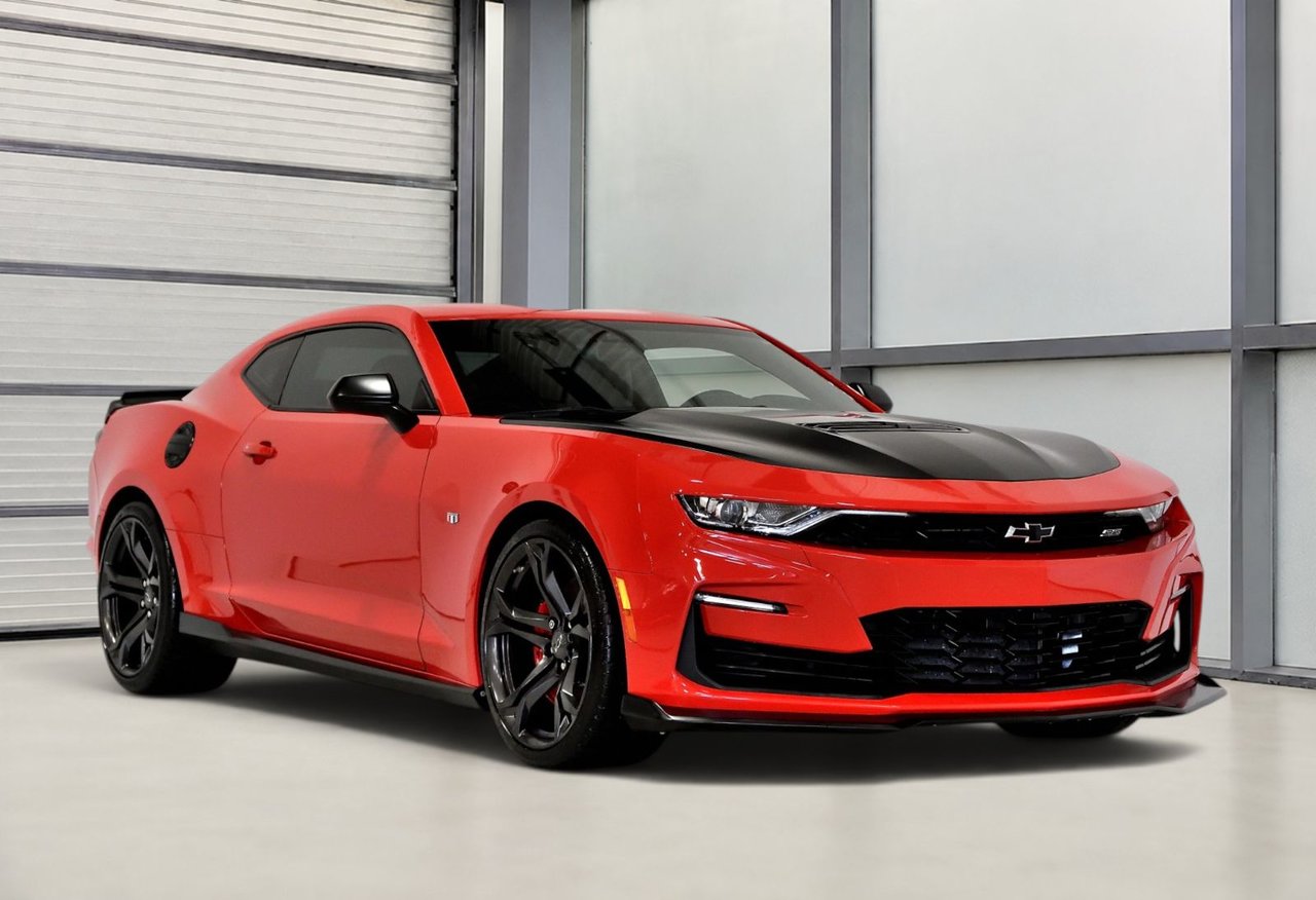 Red 2021 Chevrolet Camaro Coupe Rear-Wheel Drive Manual