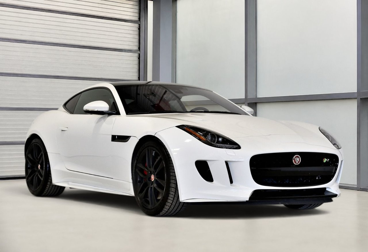 White 2017 Jaguar F-TYPE R Coupe AWD Coupe All-Wheel Drive Automatic