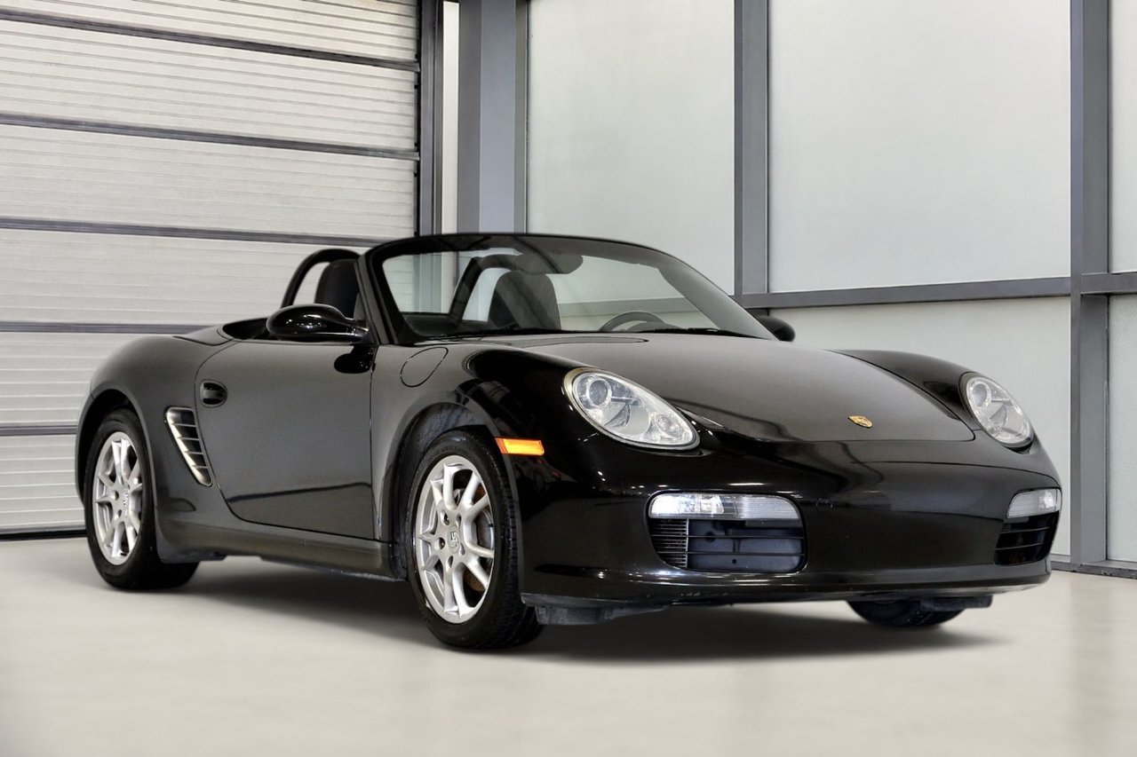 Black 2005 Porsche Boxster Convertible Rear-Wheel Drive Manual