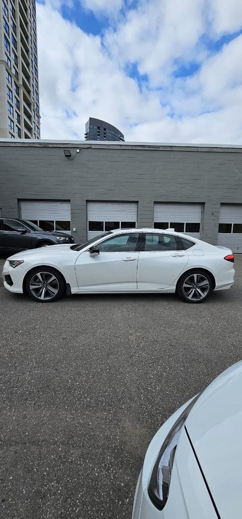 Used 2021 white Acura SH-AWD Platinum Elite image 3