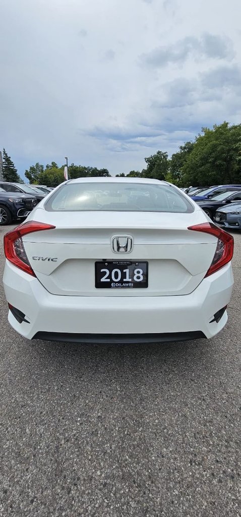 Used 2018 White Honda Sedan LX CVT image 4