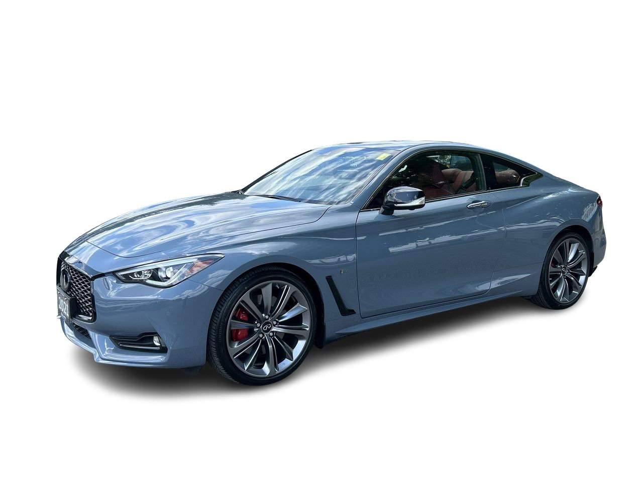 Used 2021 grey INFINITI Sport image 3