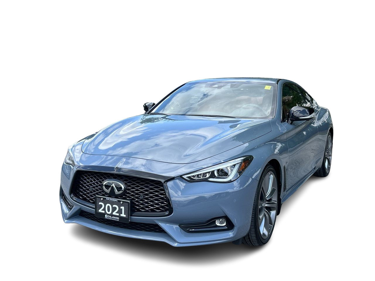 Used 2021 grey INFINITI Sport image 2