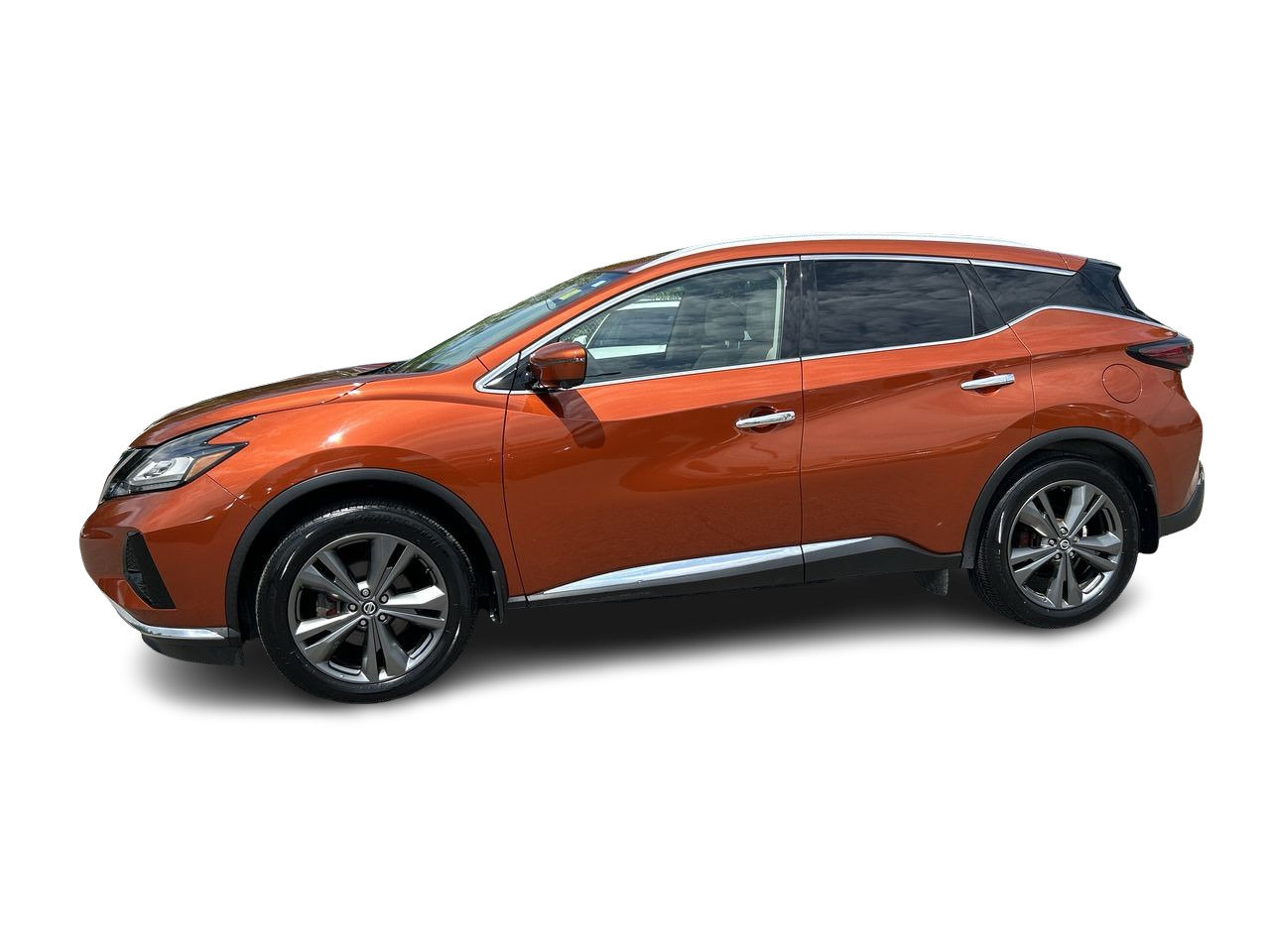 Used 2020 ORANGE Nissan Platinum image 4
