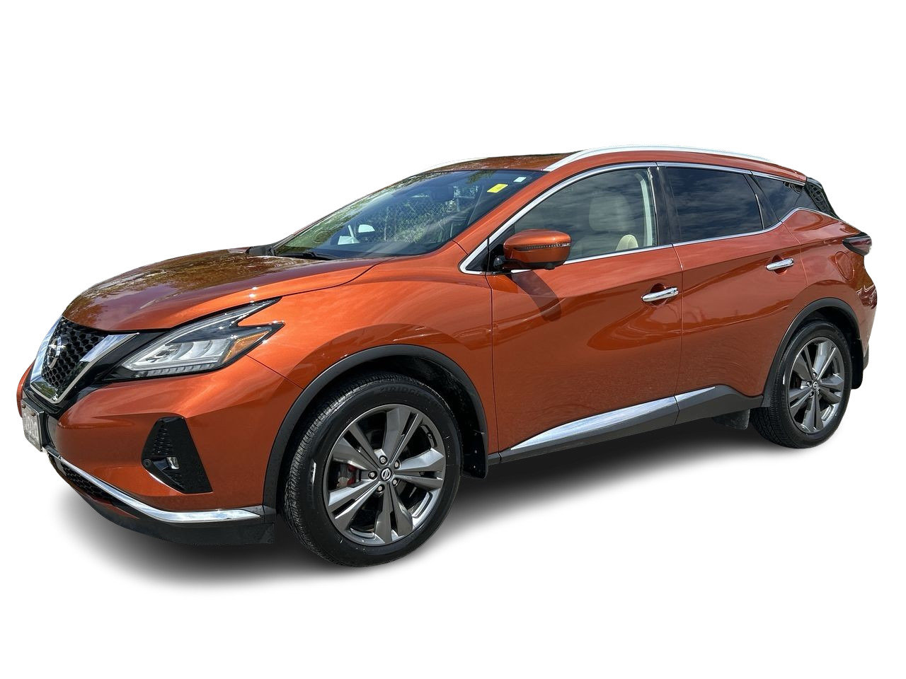 Used 2020 ORANGE Nissan Platinum image 3
