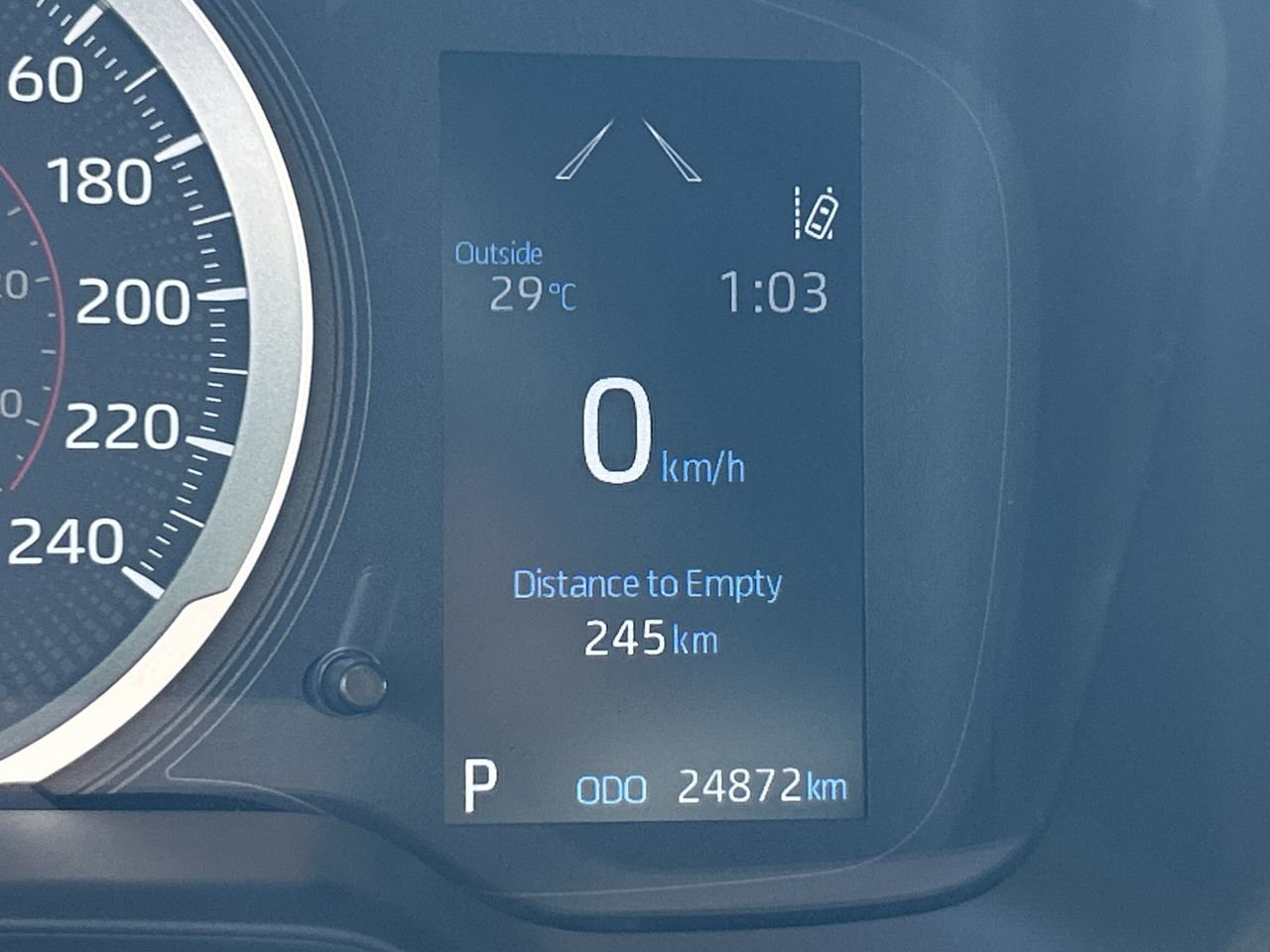 Used 2022 Blue Crush Metallic Toyota SE image 23