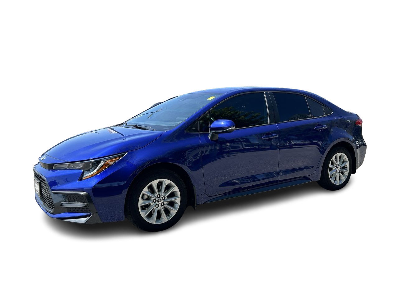 Used 2022 Blue Crush Metallic Toyota SE image 3