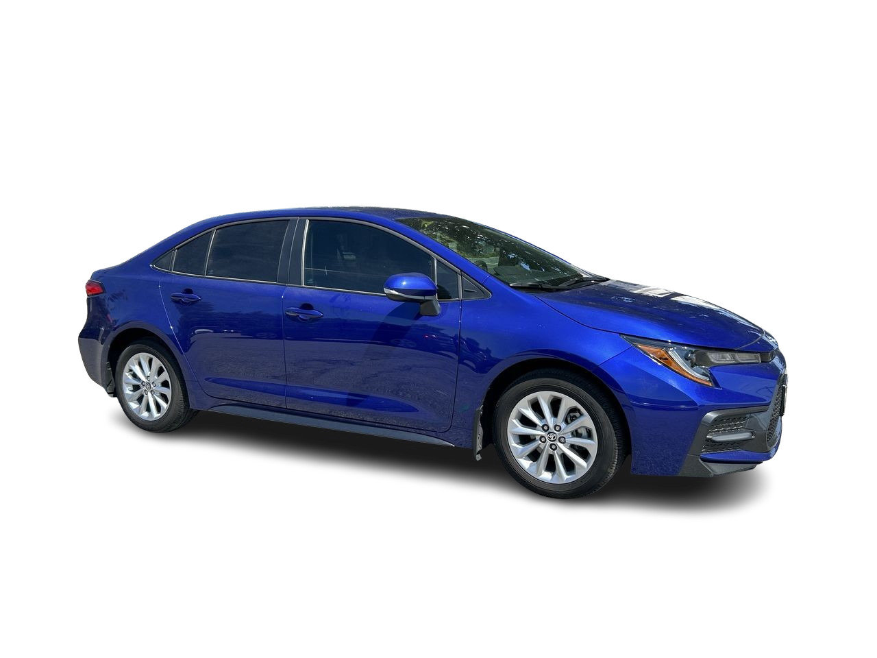 Used 2022 Blue Crush Metallic Toyota SE image 14
