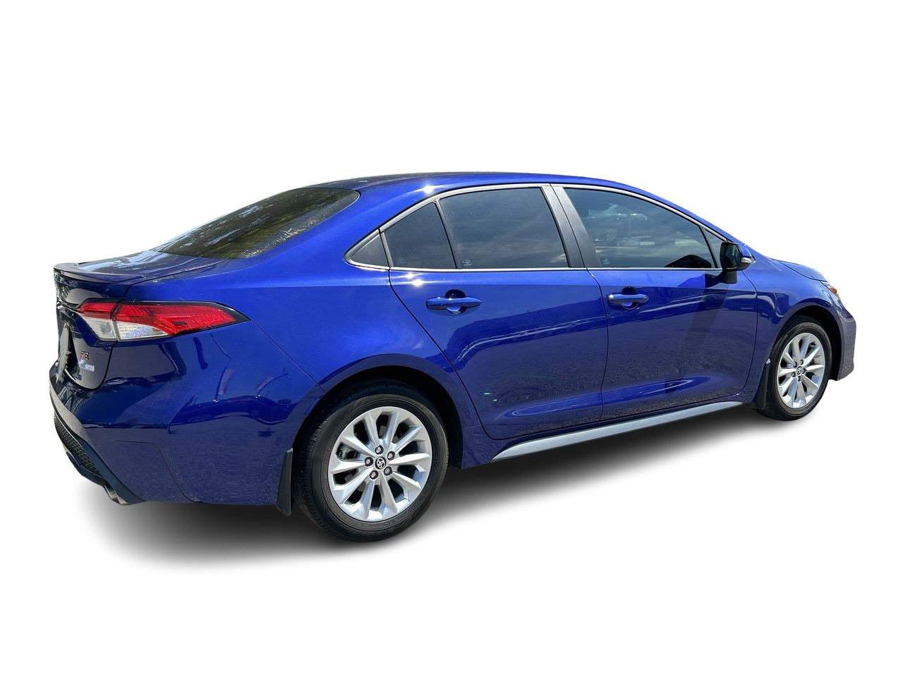 Used 2022 Blue Crush Metallic Toyota SE image 11