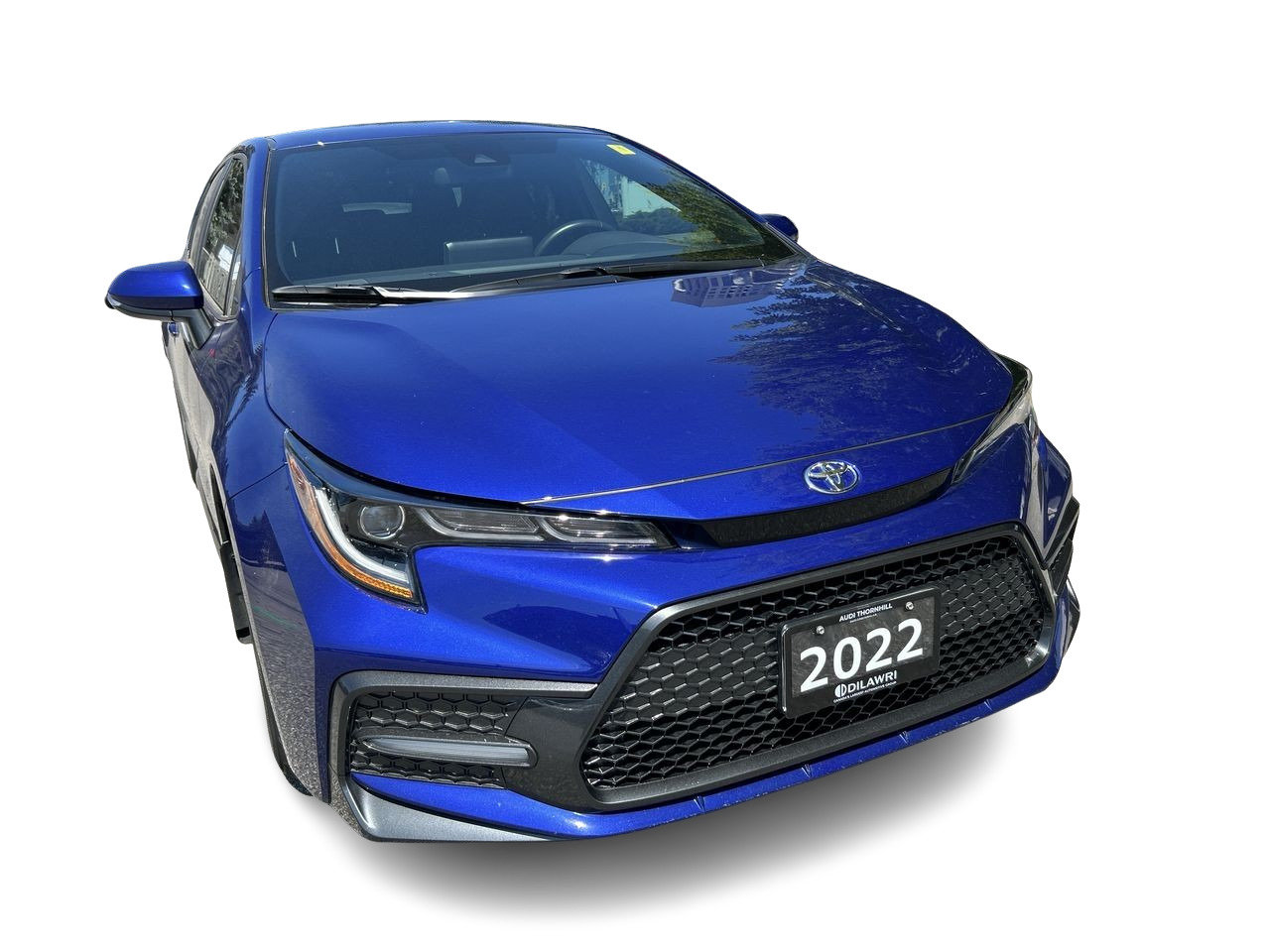 Used 2022 Blue Crush Metallic Toyota SE image 16