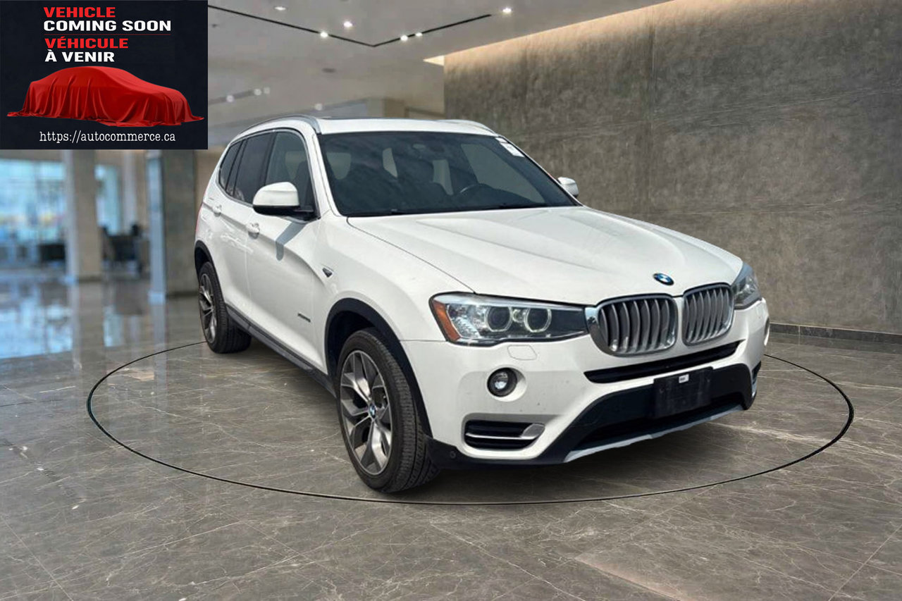 White 2017 BMW X3 SUV / Crossover All-Wheel Drive Automatic