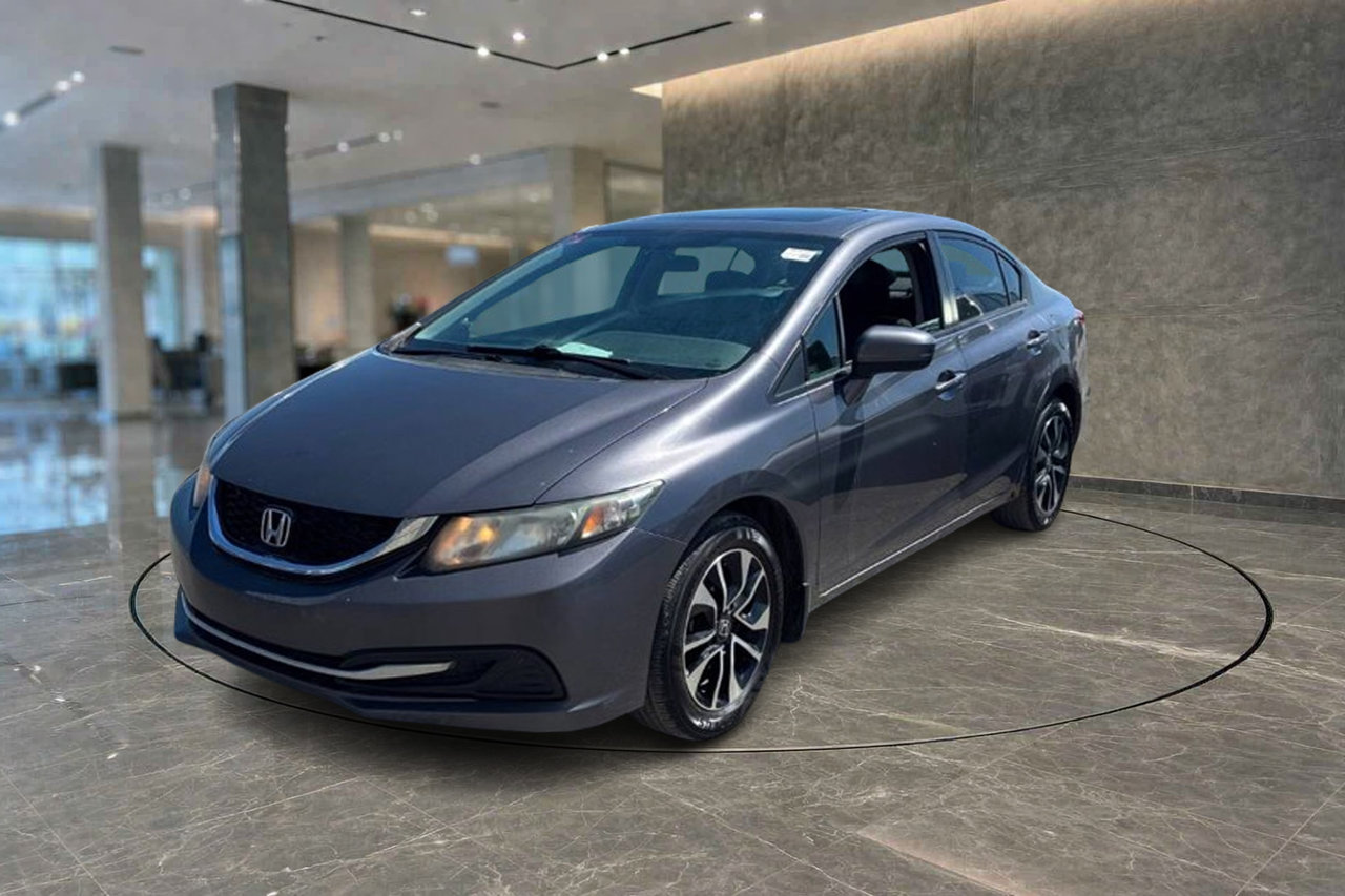 Gray 2014 Honda Civic Sedan Front-Wheel Drive Automatic