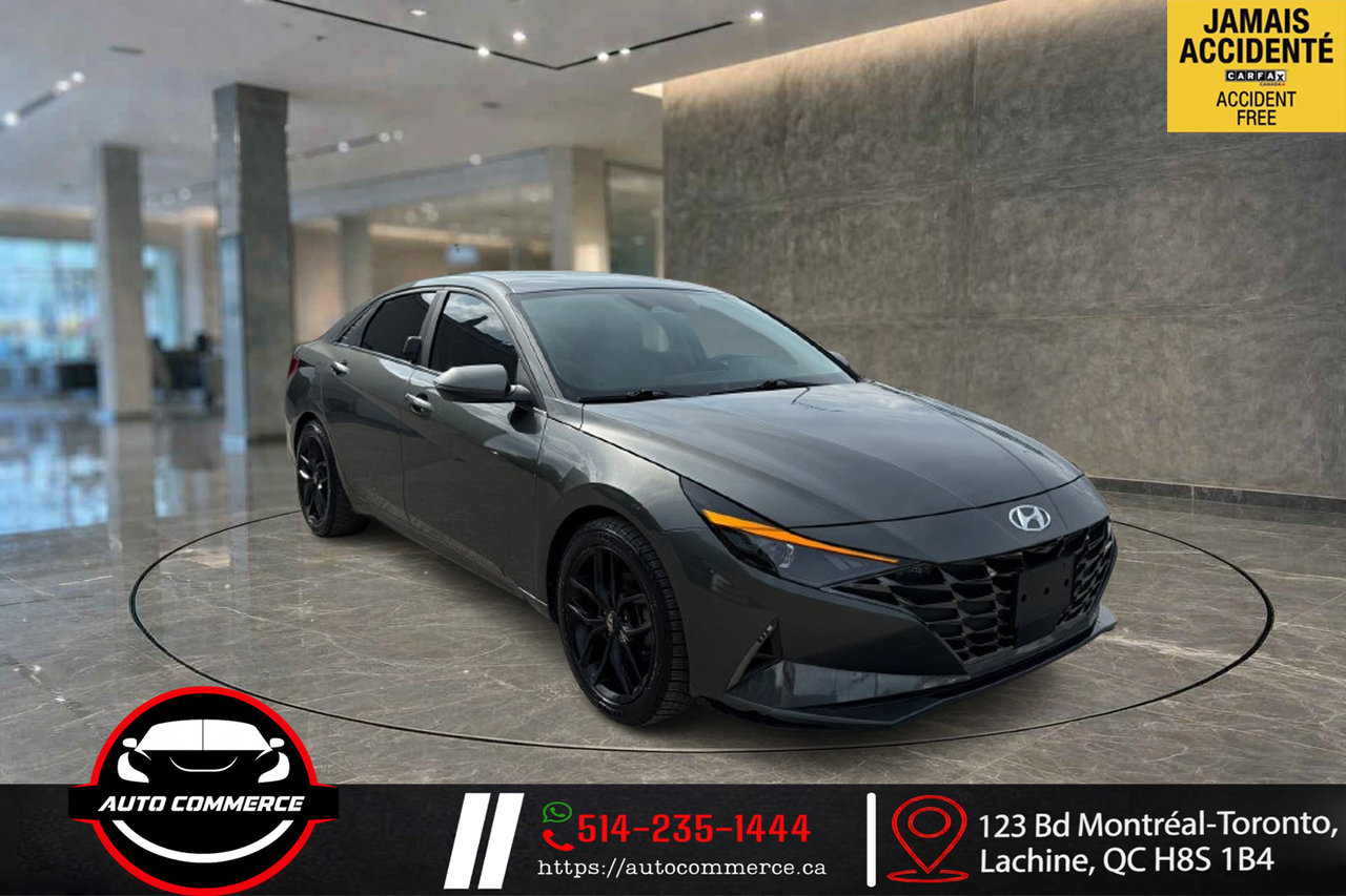 Gray 2023 Hyundai Elantra Hybrid Limited FWD Sedan Front-Wheel Drive Automatic