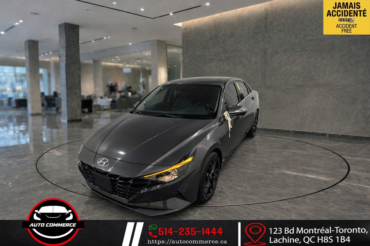 Gray 2023 Hyundai Elantra Hybrid Limited FWD Sedan Front-Wheel Drive Automatic