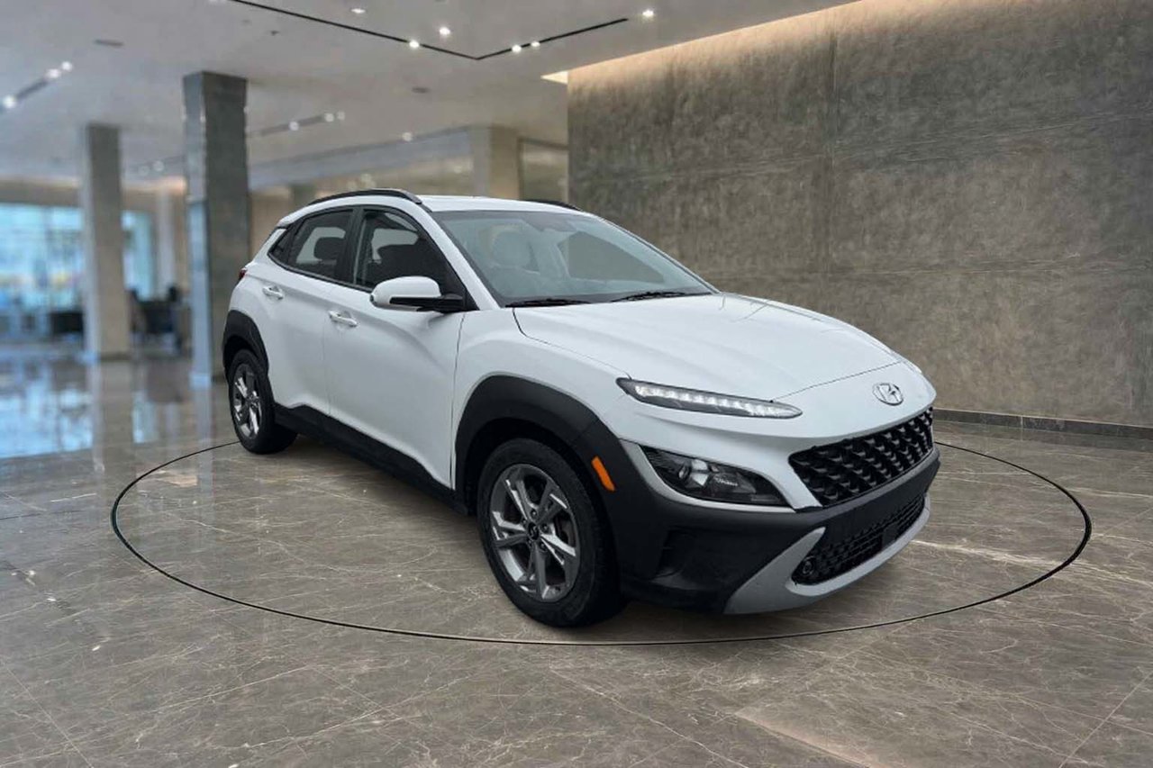White 2022 Hyundai Kona SUV / Crossover All-Wheel Drive Automatic
