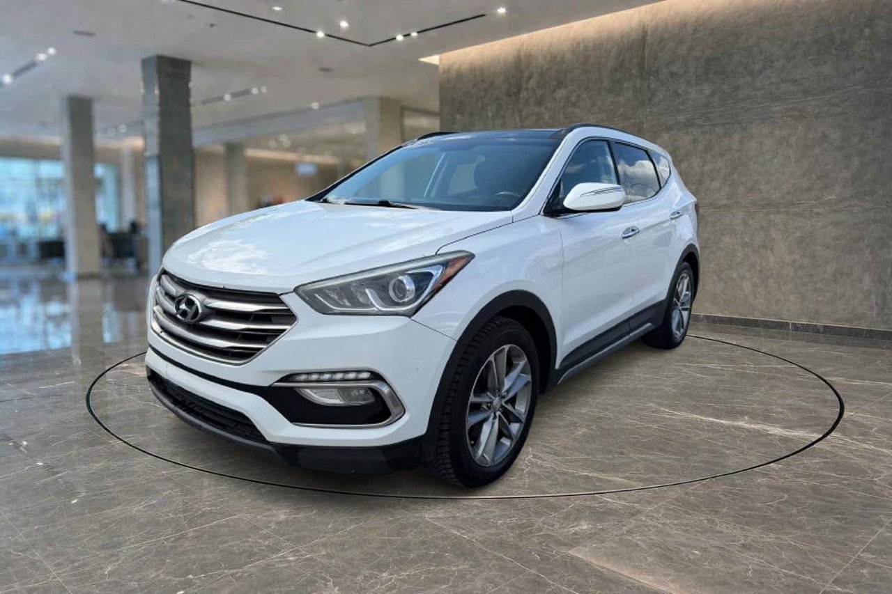 White 2017 Hyundai Santa Fe Sport SUV / Crossover All-Wheel Drive Automatic