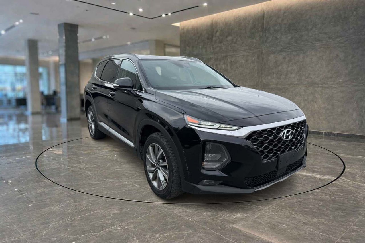 Black 2020 Hyundai Santa Fe SUV / Crossover All-Wheel Drive Automatic