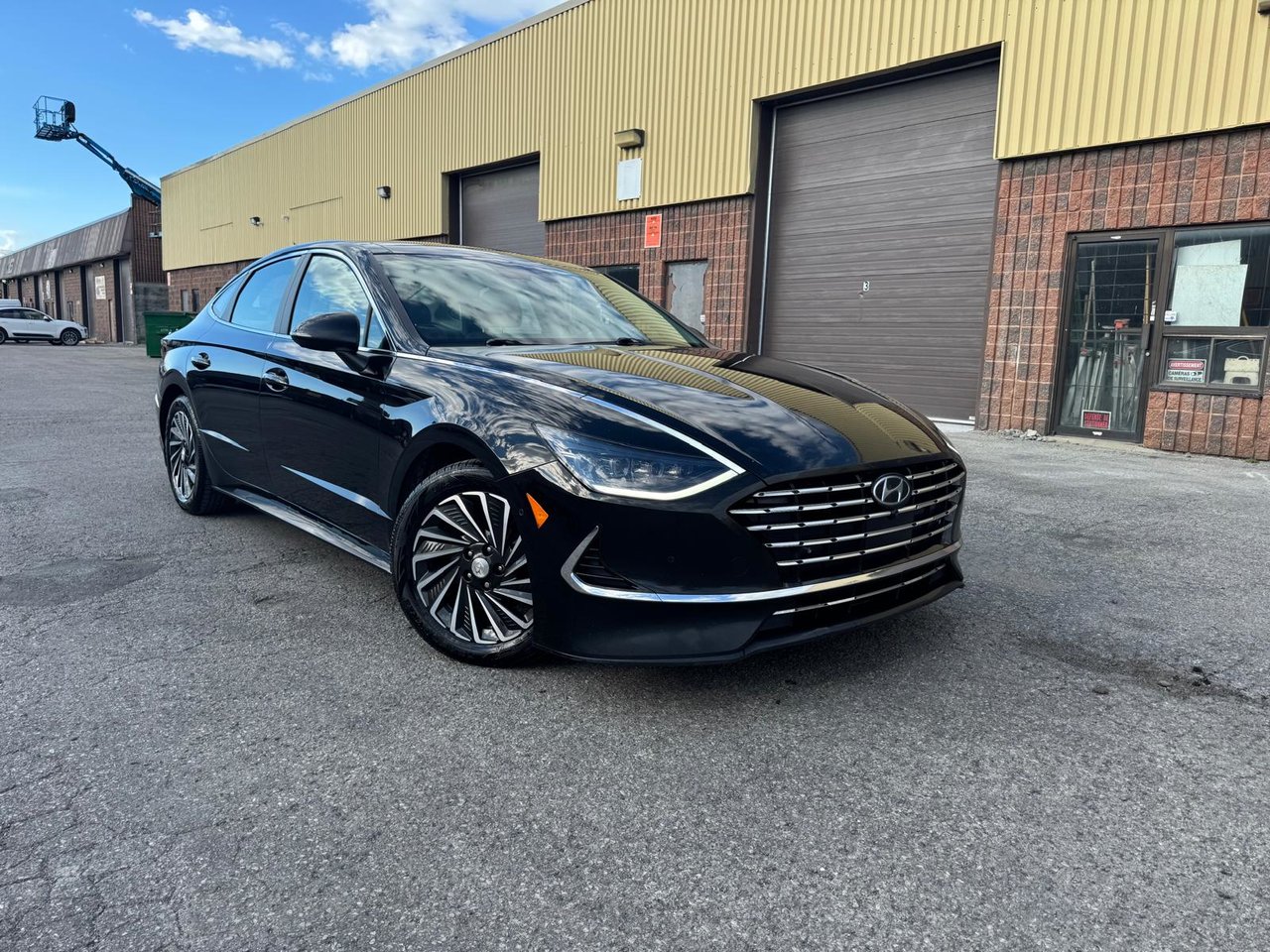 Black 2023 Hyundai Sonata Hybrid Sedan Automatic