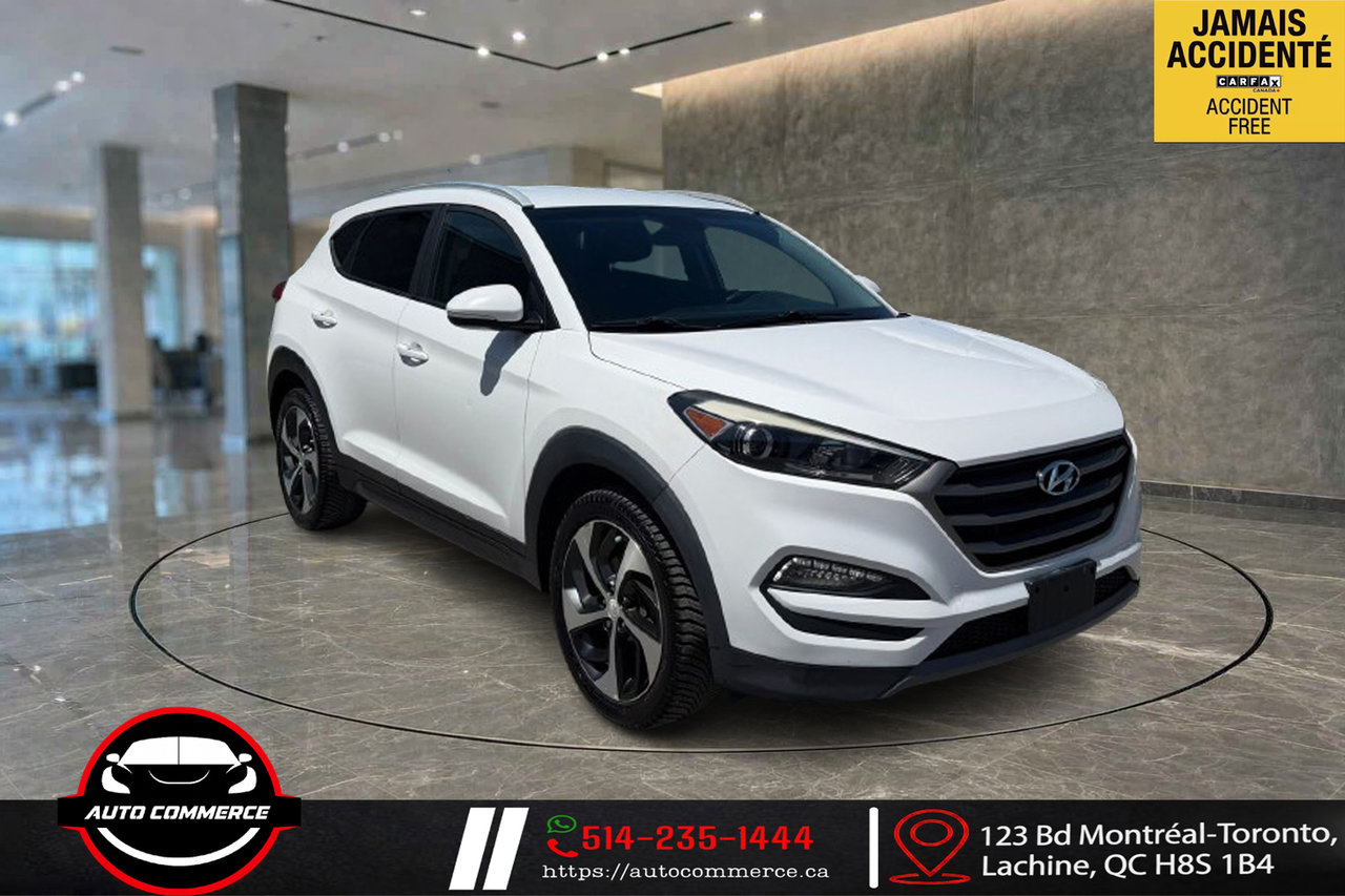 White 2016 Hyundai Tucson 1.6T Premium AWD SUV / Crossover Automatic