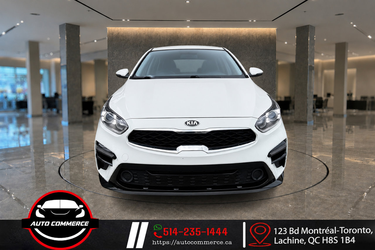 White 2021 Kia Forte Sedan Front-Wheel Drive Automatic