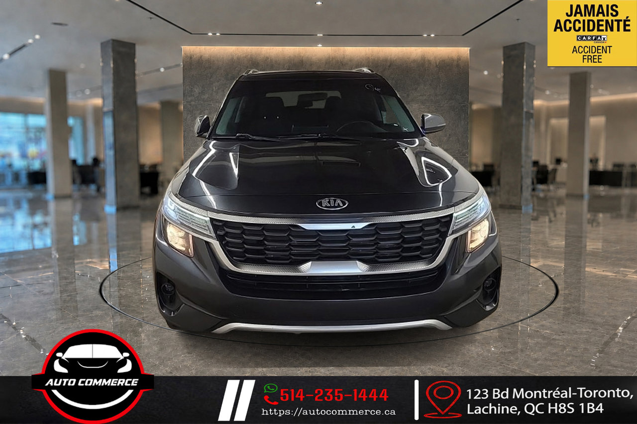 Gray 2021 Kia Seltos LX AWD SUV / Crossover All-Wheel Drive Automatic