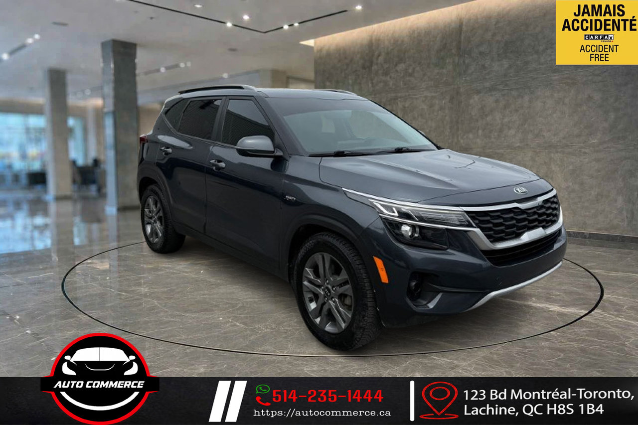 Gray 2021 Kia Seltos SUV / Crossover All-Wheel Drive Automatic
