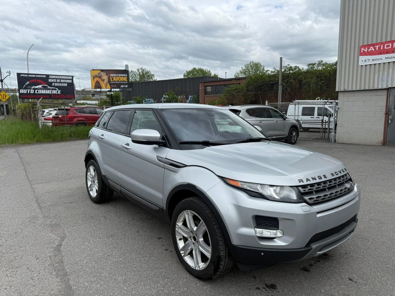 Silver 2013 Land Rover Range Rover Evoque SUV / Crossover All-Wheel Drive Automatic