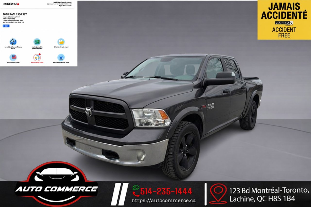 2018 RAM 1500 Outdoorsman Crew Cab 4WD
