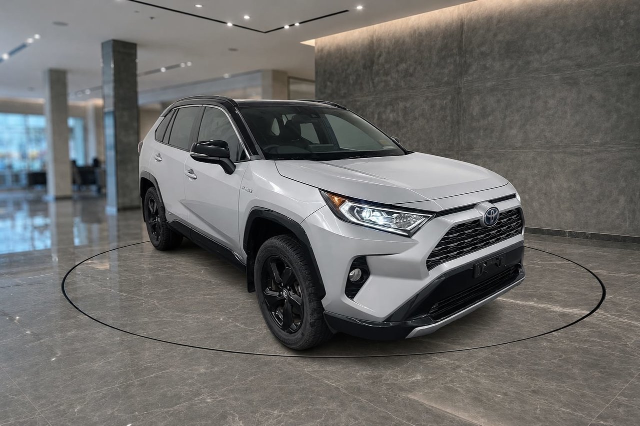 Silver 2020 Toyota RAV4 Hybrid SUV / Crossover All-Wheel Drive Automatic