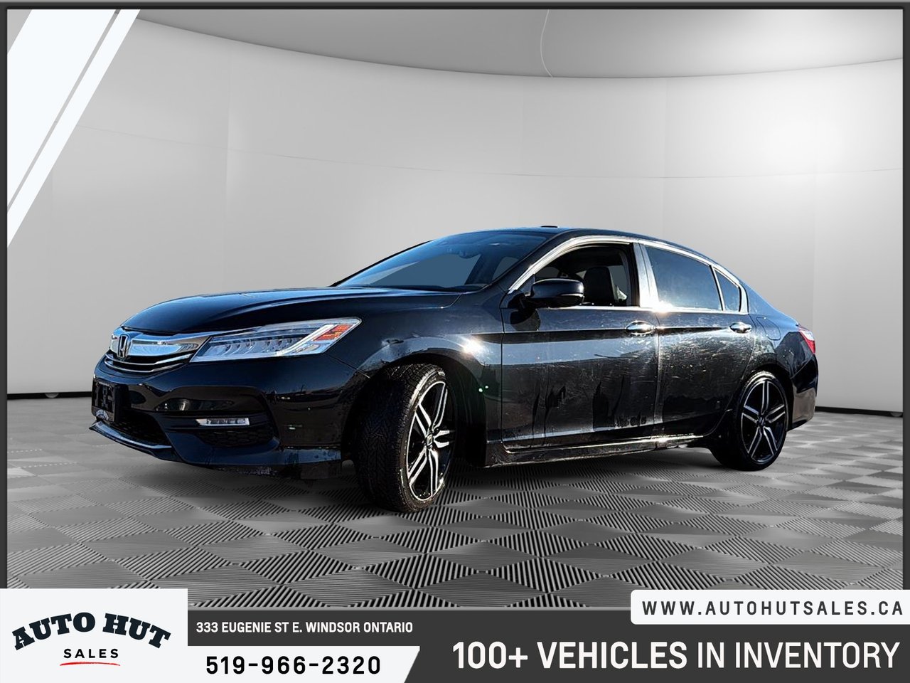 Black 2016 Honda Accord Sedan  Continuously Variable Transmission