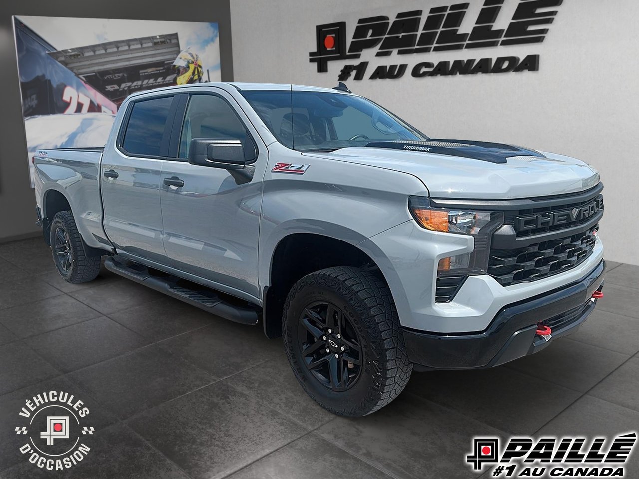 Gray 2024 Chevrolet Silverado 1500 Pickup Truck Four-Wheel Drive Automatic