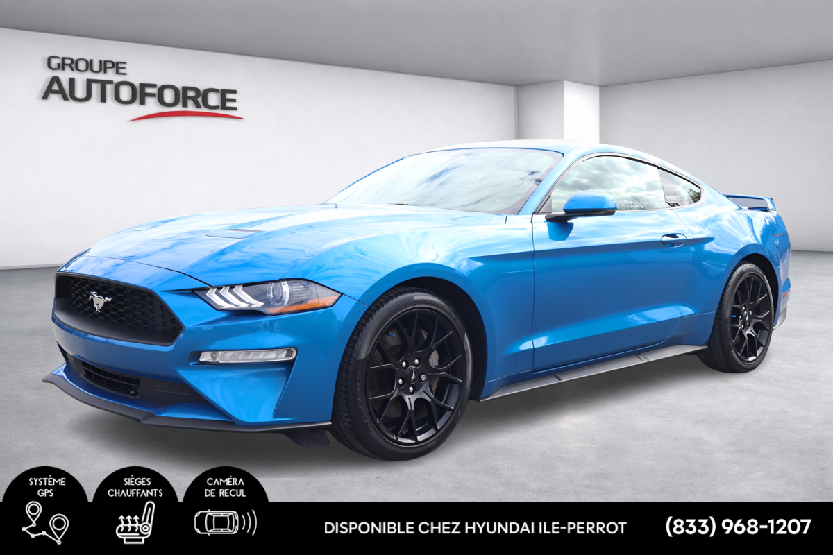 Kona Blue Metallic 2019 Ford Mustang Coupe Rear-Wheel Drive Automatic