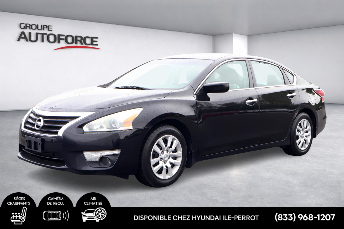 Super Black 2015 Nissan Altima Sedan Front-Wheel Drive Automatic