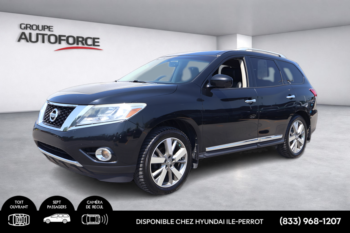 Super Black 2014 Nissan Pathfinder SUV / Crossover Four-Wheel Drive Automatic