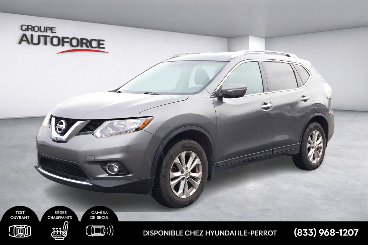 Gray (Gun Metallic) 2015 Nissan Rogue SUV / Crossover All-Wheel Drive Automatic