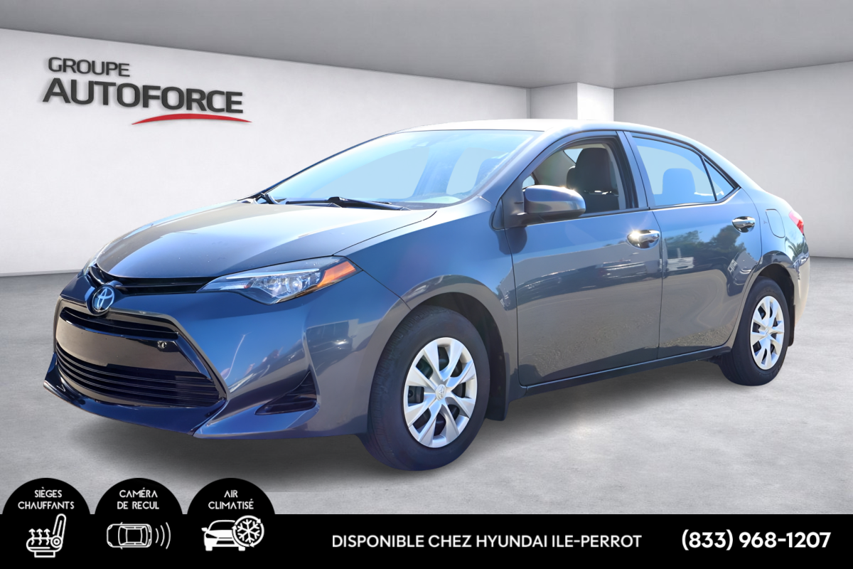 Slate Metallic 2018 Toyota Corolla Sedan  Automatic