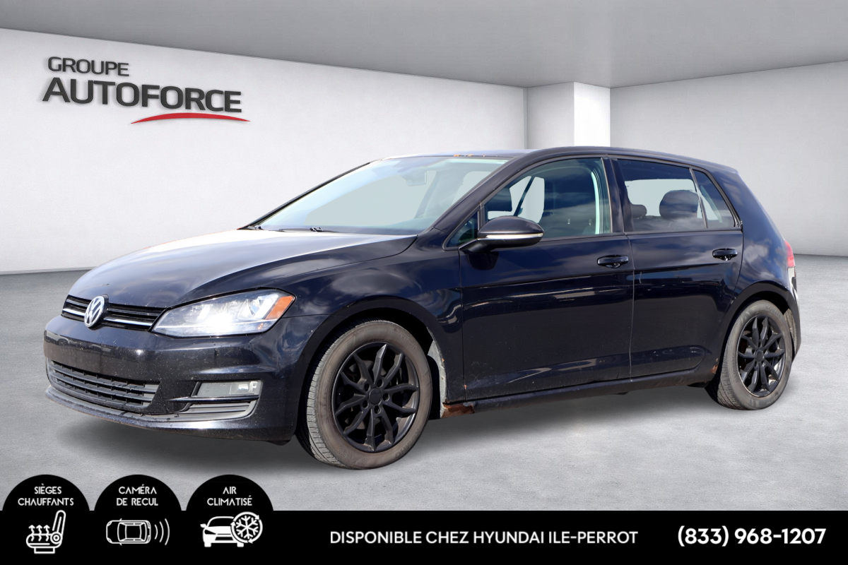 Deep Black Pearl 2016 Volkswagen Golf Hatchback Manual