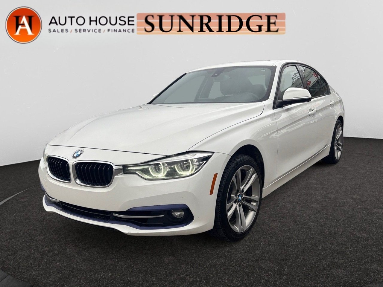White 2018 BMW 3 Series Sedan All-Wheel Drive Automatic