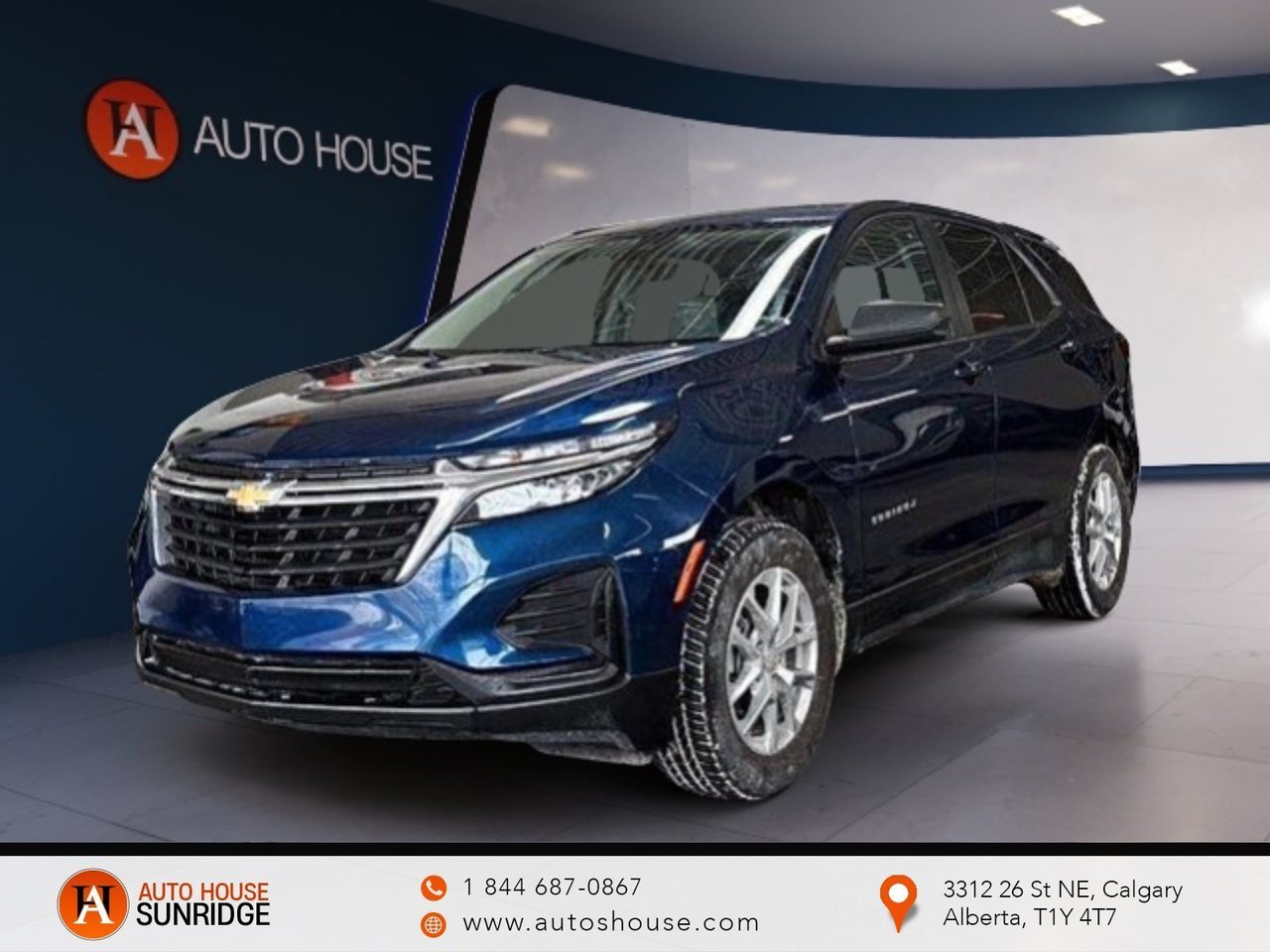Blue 2023 Chevrolet Equinox SUV / Crossover Four-Wheel Drive Automatic