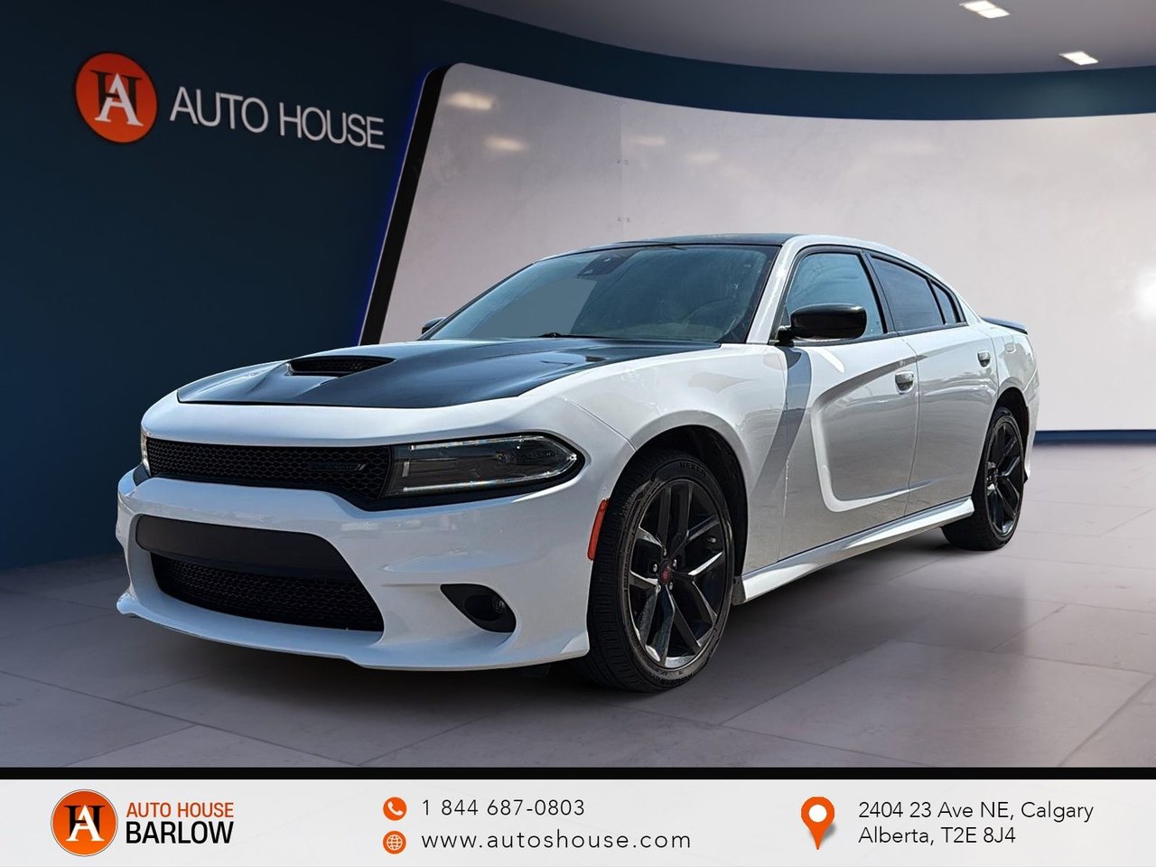 White 2022 Dodge Charger Sedan Rear-Wheel Drive Automatic