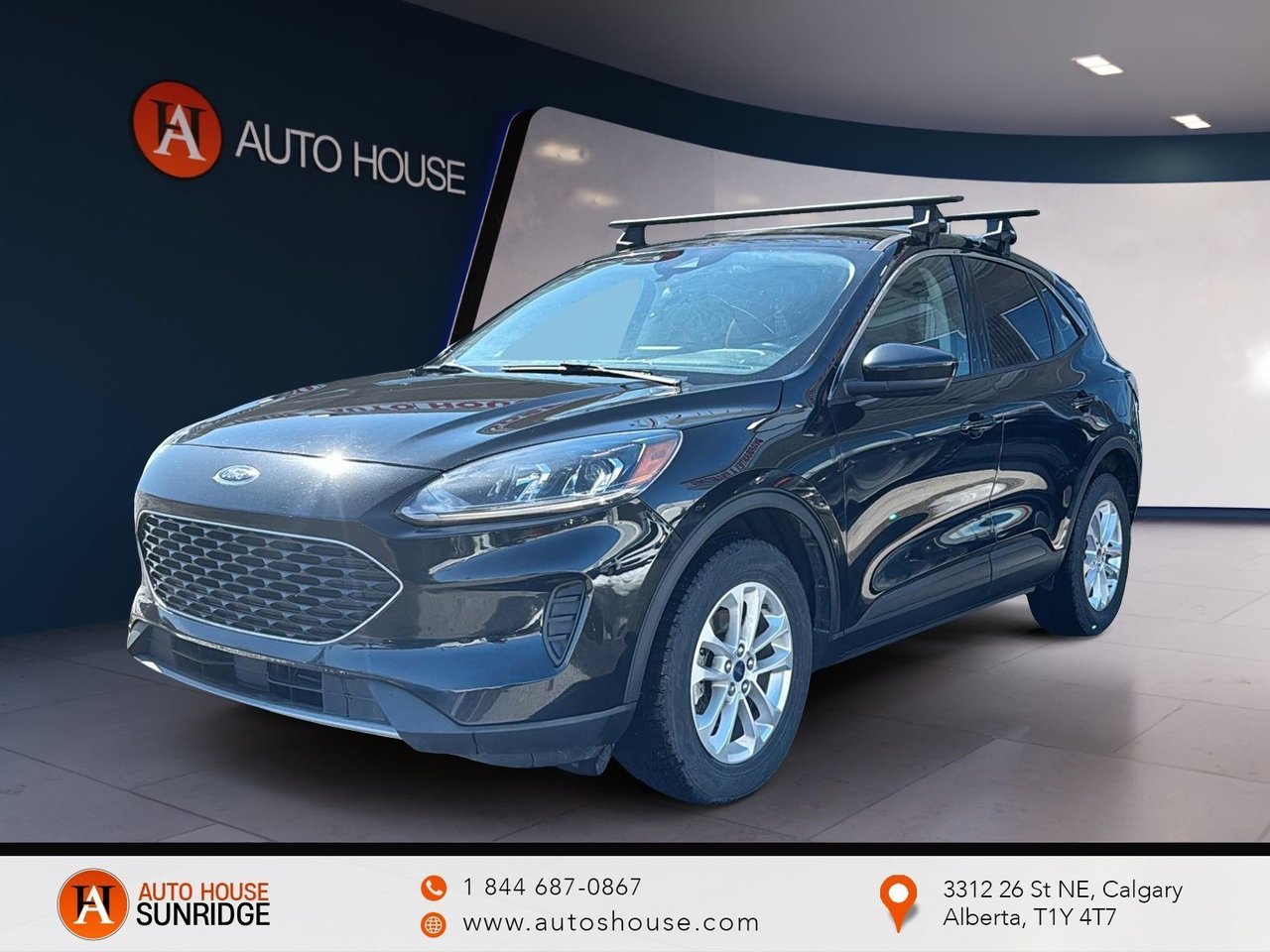 Black 2021 Ford Escape SUV / Crossover All-Wheel Drive Automatic