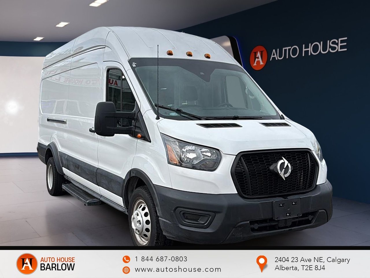 White 2022 Ford Transit Cargo Van Rear-Wheel Drive Automatic