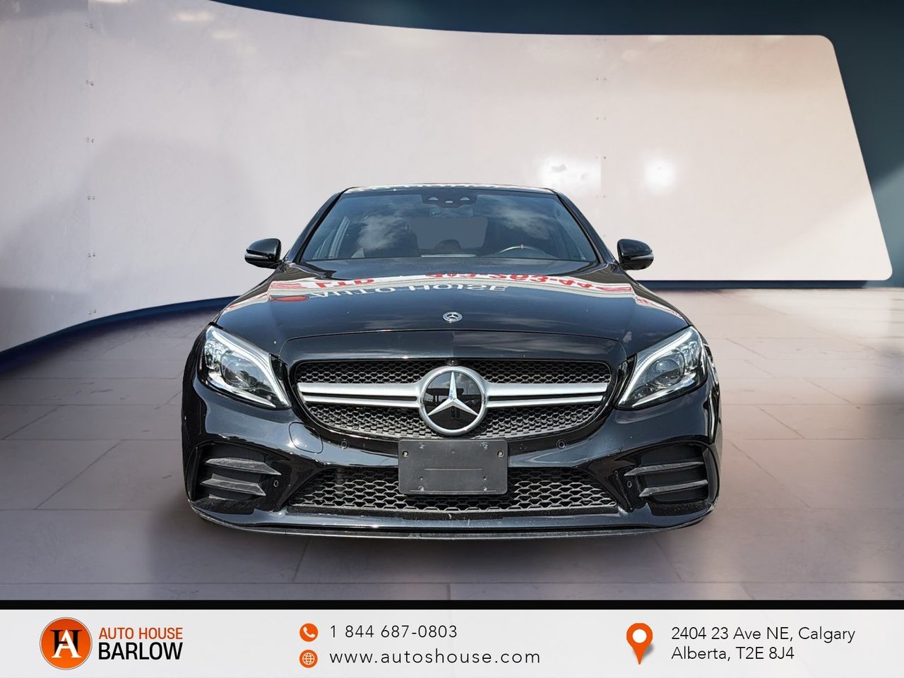 Black 2021 Mercedes-Benz C-Class Sedan All-Wheel Drive Automatic