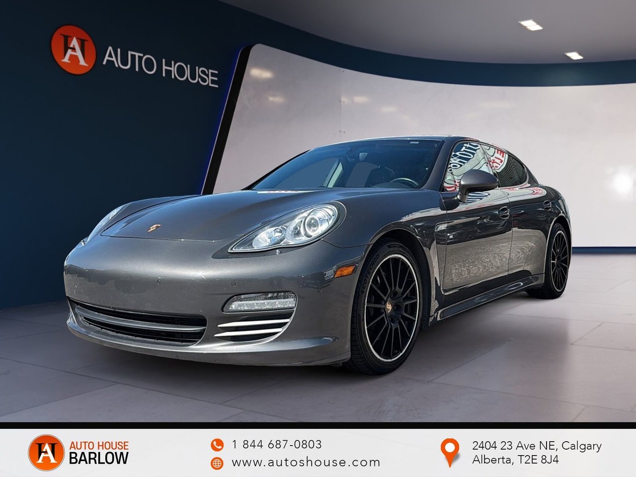 Gray 2013 Porsche Panamera Sedan  Automatic