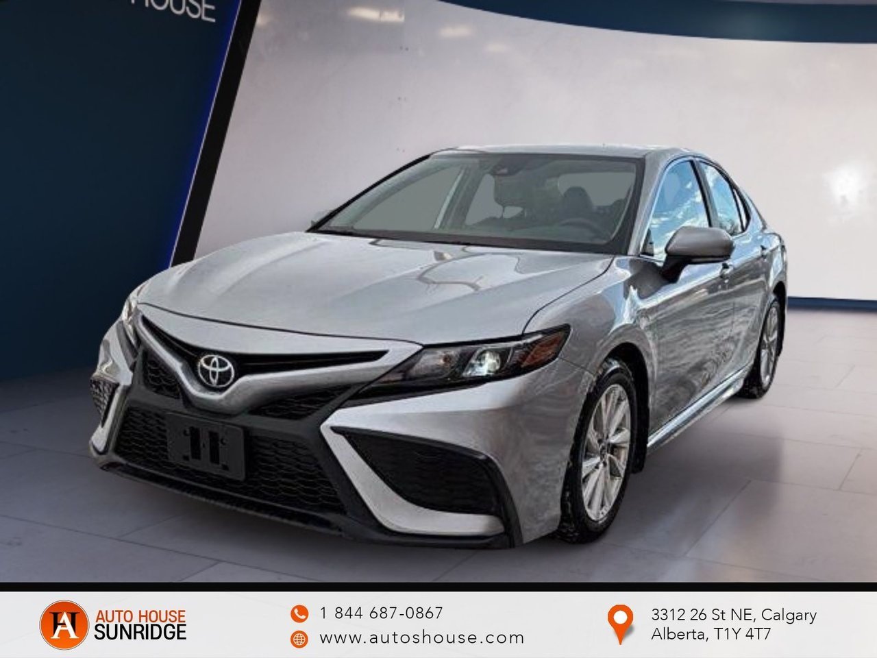 Silver 2024 Toyota Camry Sedan All-Wheel Drive Automatic